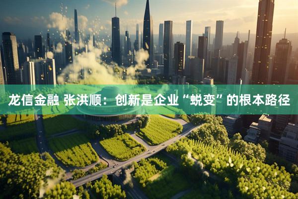龙信金融 张洪顺：创新是企业“蜕变”的根本路径