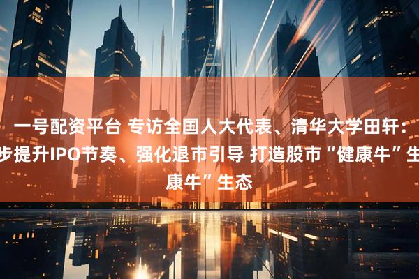 一号配资平台 专访全国人大代表、清华大学田轩：逐步提升IPO节奏、强化退市引导 打造股市“健康牛”生态