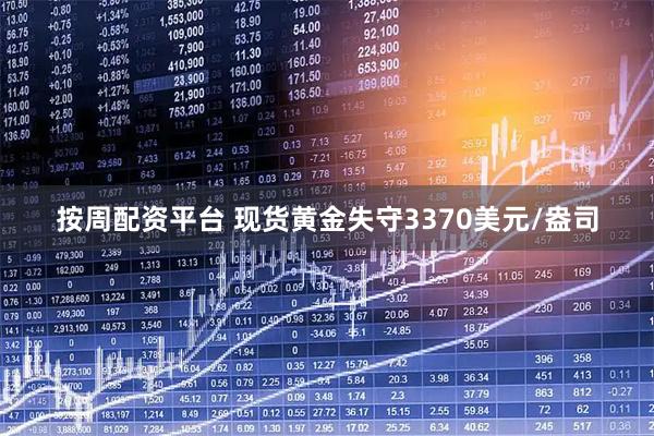 按周配资平台 现货黄金失守3370美元/盎司