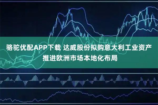 骆驼优配APP下载 达威股份拟购意大利工业资产 推进欧洲市场本地化布局